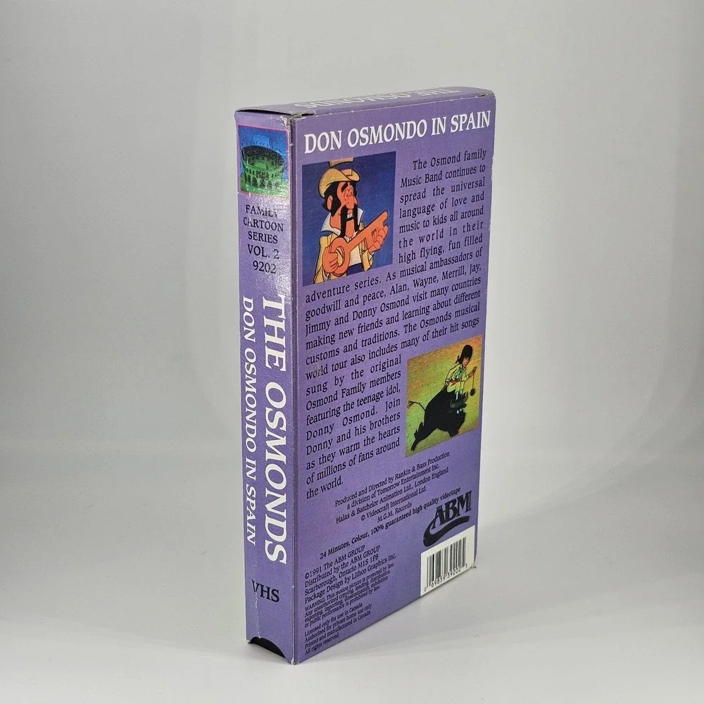 The Osmond's Animated VHS Tapes - Set Of 3 Vintage 1991 Osmond Brothers - Picture 5 of 7